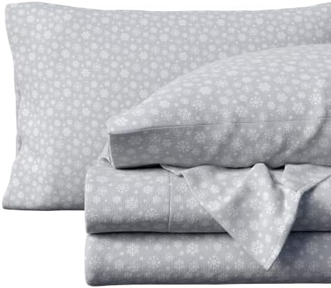 Great Bay Home Flannel Sheet Set Queen Size - 100% Turkish Cotton