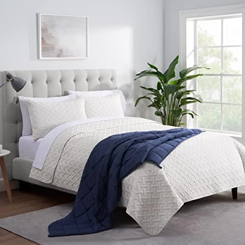 SERTA Zen Rest Wrinkle Resistant Adult Heavy Weighted Throw Blanket
