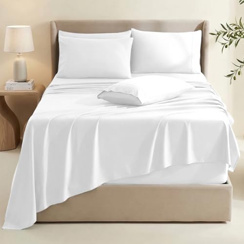 Hearth & Harbor Extra Deep Pocket Sheets - Fits Mattress 18-24 Inches