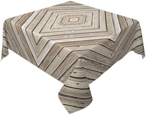 Wood Grain Tablecloth Square Table Cloth Grey Fence Panels Tablecloths