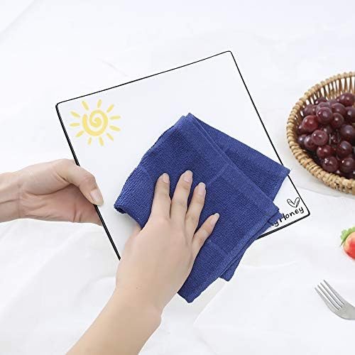 Glynniss Kitchen Dish Cloths Highly Absorbent Dish Rags 100% Cotton