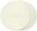FunWheat Round Braided Placemats Set of 6 Place mats for Dining Tables