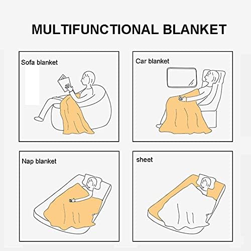 Lightweight Blanket for Bed Fluffy Velvet Blanket Bed Soft Blankets