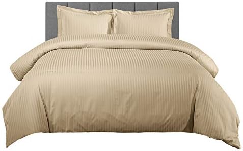3-PCs Duvet Cover Set King/Cal-King (90x110) - 600-TC Premium 100%