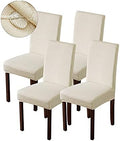 Genina Waterproof Chair Covers for Dining Room Dining Chair Covers