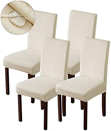 Genina Waterproof Chair Covers for Dining Room Dining Chair Covers