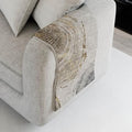 Addison Rugs ASB713 Taupe 50" x 70" Oversized Sherpa Throw Blanket
