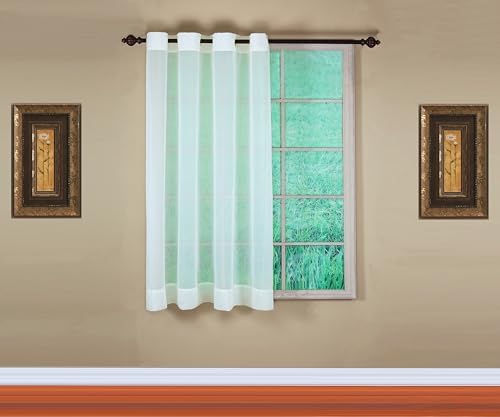Today's Curtain, Emelia Grommet Sheer Panel 63" Ecru, 59" W x 63" L