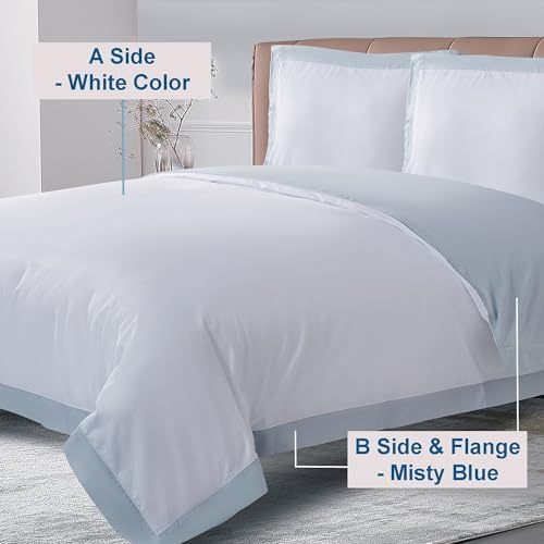Long-Staple Cotton Duvet Cover Set - Queen Size