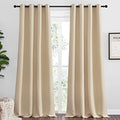 NICETOWN Bedroom Room Darkening Curtains 1 Pair 55 x 108-in Biscotti