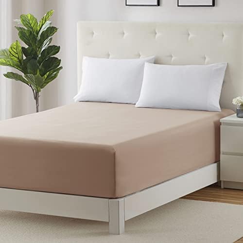 Clara Clark Deep Pocket Queen Fitted Sheet Fits up to 21 Inch Mattress