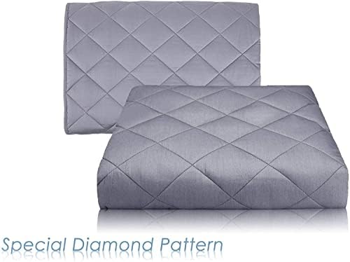 Diamond Weighted Blanket (Grey, 80''87'' - 25LB)