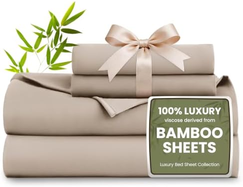 Love's cabin 4 Piece Full Size Sheet Set, 100% Rayon Derived from