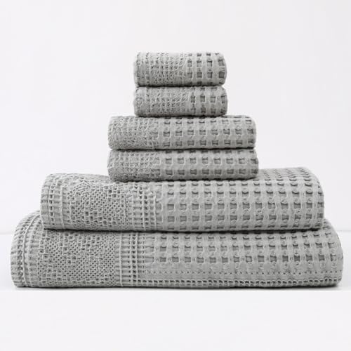 Cotton Towel Set – 6 Piece Bathroom Towel Set
