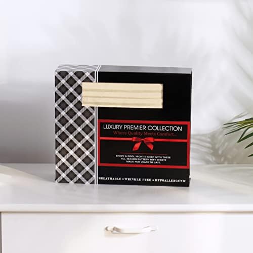 Elegant Comfort Luxurious Microfiber Gift Box 4-Piece Bedding Sheet