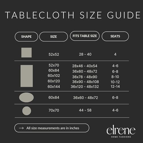 Elegant Woven Leaves Jacquard Damask Tablecloth, Taupe - 60" W x 102"