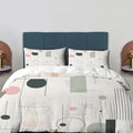 Minimalist Geometric Art 100% Cotton Duvet Cover Set King Size