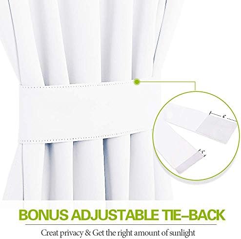 Room Darkening Blackout Thermal Insulated Back Tab and Rod Pocket