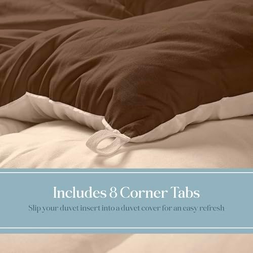 Microfiber Twin XL Comforter, Duvet Insert, 68 x 92 Inches