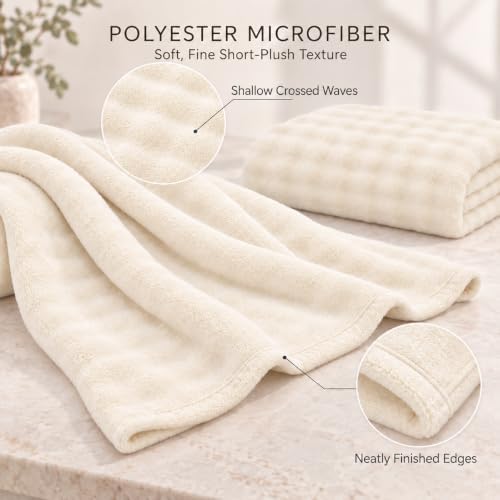 Multipurpose Oversized Bath Towels 2 Pack, 35“ x 70 "— Coral Fleece