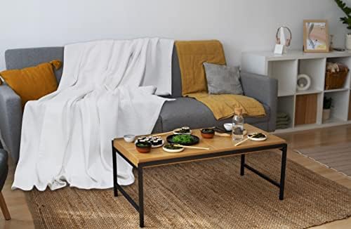 COTTON CRAFT Soft Thermal Blanket - All Season Blanket - Full Queen