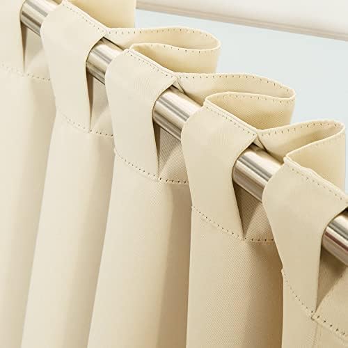 Archu Sheets Back tab Blackout Window Curtain Panels & Drapes Hall