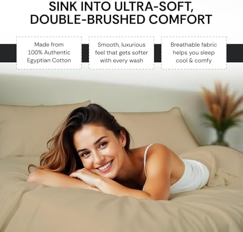 100% Egyptian Cotton Fitted Sheet California King, 800 Thread Count