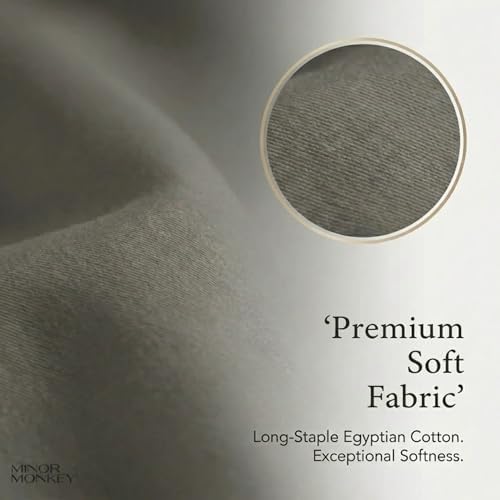 King Sheet Set 1000 Series Egyptian Cotton, 16" Deep Pocket, Charcoal