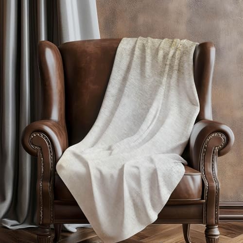 Addison Rugs ASB601 Taupe 50" x 70" Oversized Sherpa Throw Blanket