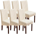 Dining Chair Covers Set of 6, Stretch Parsons Chair Slipcovers
