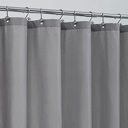 ALYVIA SPRING Waterproof Fabric Shower Curtain or Liner Gray, 72x72