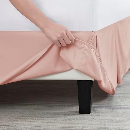 Nestl Taupe Bed Skirt Queen Size - Queen Bed Skirt 14 Inch Drop