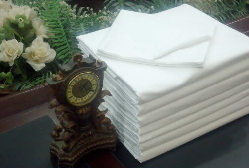 1 New White Queen XL Flat Bed Sheet T-200 Percale Hotel Linen
