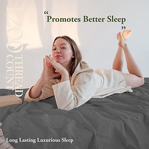 1200 Thread Count Cotton Sheets, 100% Egyptian Cotton Sheet for King