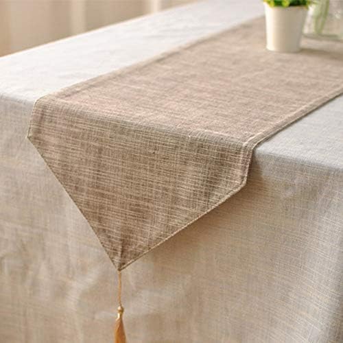Table Runner Dining Table Natural Mat Cotton Linen All-Season Hotel