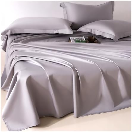 300TC 100% Long Staple Cotton Flat Sheet Soft Sateen Weave Top