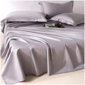 300TC 100% Long Staple Cotton Flat Sheet Soft Sateen Weave Top