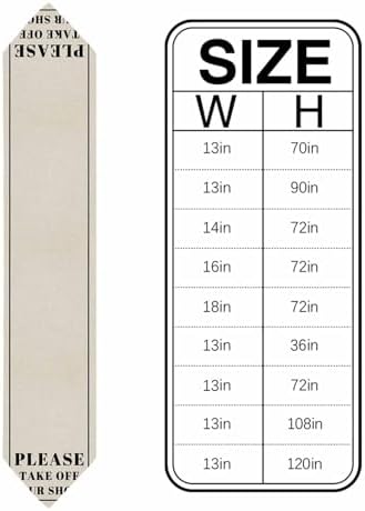 Beige Letter Table Runner Linen Burlap Table Runner 72 Inches Long
