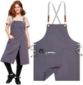 Crossback Pottery Apron Split Leg, Adjustable Straps