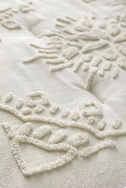 100% Cotton Hand Tufted Textured Duvet Cover Boho Bedding Comforter