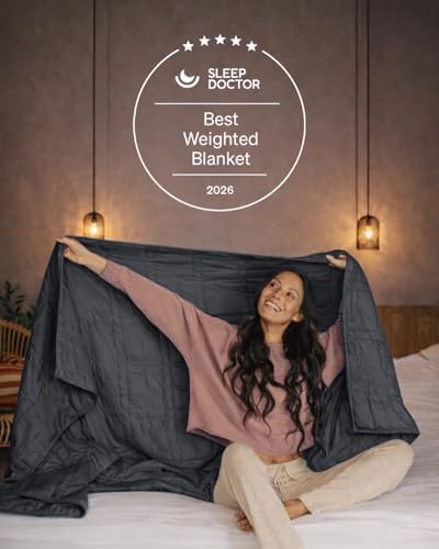Baloo Weighted Blanket for Adults 25 lb King (Midnight, 80"x87")
