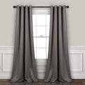 Lush Decor Insulated Grommet Blackout Window Curtain Panels, Pair, 52"
