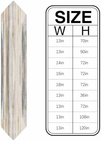 Beige Grey Table Runner Linen Burlap Table Runner 108 Inches Long