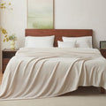 COOVA Lightweight Knit King Blanket for Bed, Decorative Blanket, Soft