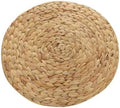 Dining Table Placemats Round Washable 8 PCS, 13.78 Inches Khaki