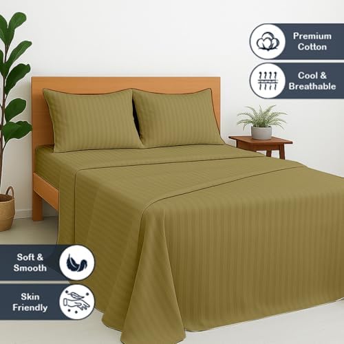 Cottinton Lane 4 Piece Full Size Sheet Set, Premium 100% Cotton Bed