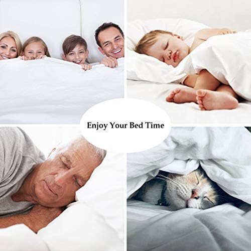 100% Supima Cotton Duvet Cover Set, 3 Pieces 500-TC Luxury Soft