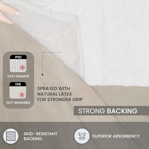 Home Weavers 100% Cotton Tufted Waterford Collection, Extra Soft and