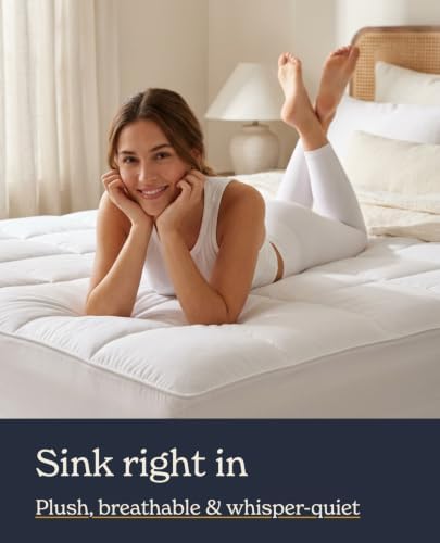 Beckham Hotel Collection Queen Mattress Topper - Pillow Top Mattress