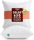 Utopia Bedding 20x20 Pillow Inserts, White Throw Pillows for Couch
